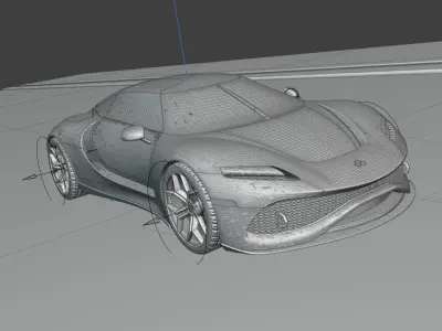 Modeling Car 3D model