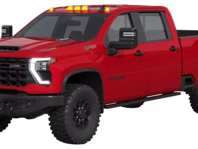 Chevrolet Silverado HD ZR2 Bison 2024 3D model