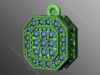 Pendant ak3 3D print model
