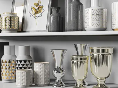 Decorative Set 48 3D model buy