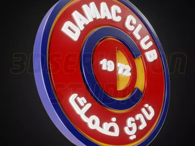 Damac logo - Cinematic - 3D print 3D model