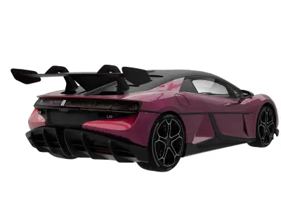 BYD Yangwang U9 2024 Low-poly 3D model