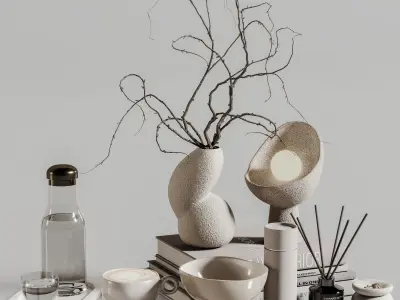 decorative set 121 3D model