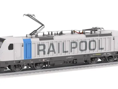 Bombardier TRAXX AC3 Railpool Locomotive 3D model