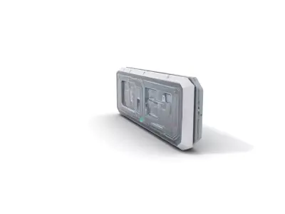 Neon Panel Interface model pack Low-poly 3D model