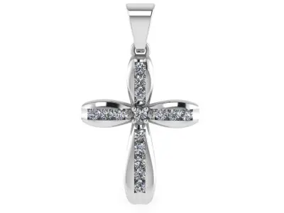 Cross Pendant 2803 3D print model