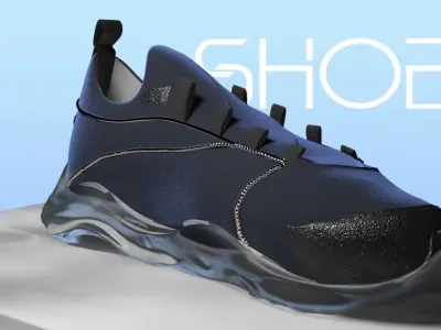 sport shoes 3D model