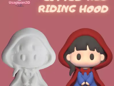 Little Red Riding Hood 3D print model