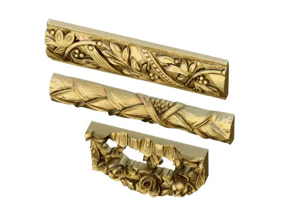 classic decor ornament 12 3D model