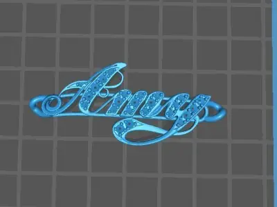 Amy Bracelet Center Piece Jewlery 3D Printable For Casting 3D print model