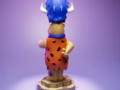 Fred Flintstone and your Loyal Order of Water Buffaloes 3D print model
