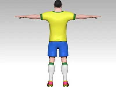 Football player 3D model purchase