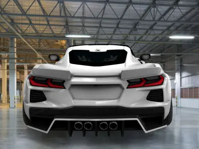  Chevrolet Corvette C8 3D model