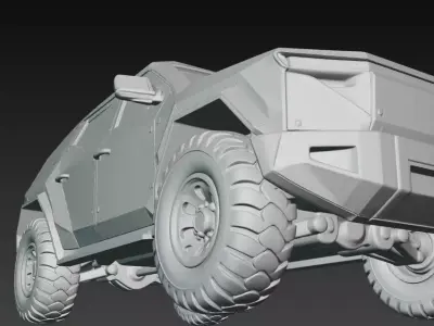Urban Phantom Tactical Concept SUV 3D print model