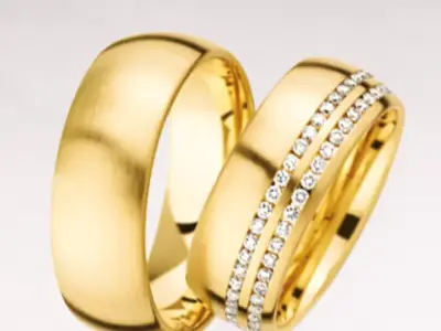 Wedding rings 117 3D print model