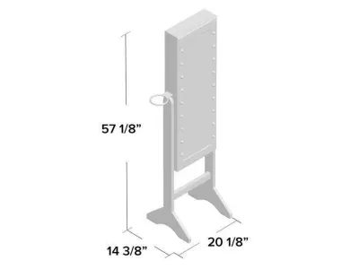 Walsall Jewelry Armoire Low-poly 3D model