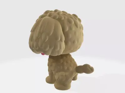 Funko Dog Poodle 3D print model