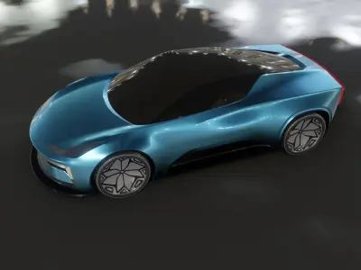 Polestar concept car 3D model