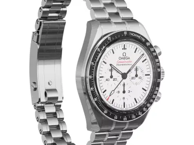 Omega Speedmaster Moonwatch Professional white 3D model