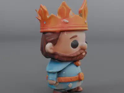 funko king 3D model