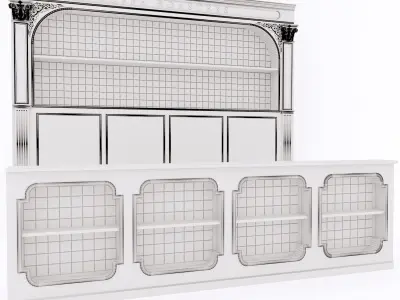 counter bar rostik 3D model