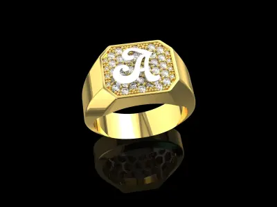 Ring Number 20 3D print model