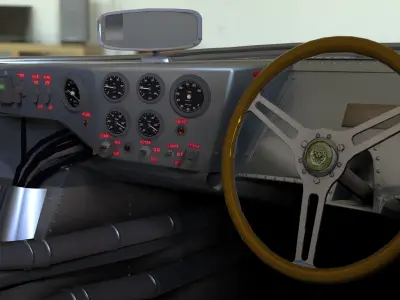 Jaguar 1959 3D model