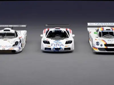 Holy Trinity 90s Car Pack  3D model