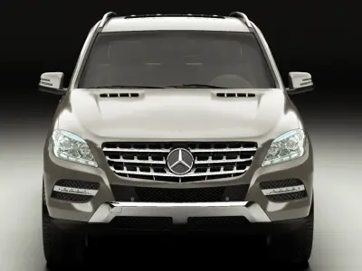 Mercedes M-class 2012 W166 3D model
