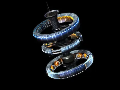 Satellite-Spaceship-Xingxu 05 3D model