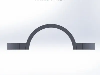 SOLIDWORKS 2022 and Engineering Graphics U-Bracket 3D print model