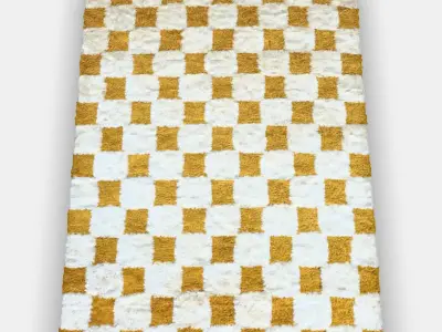 RULLBANA Rug high pile Low-poly 3D model