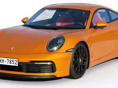 Porsche 911 Carrera S 2019 3D model by zifir3d