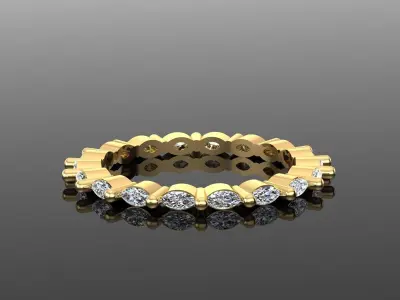 Band Ring 3D print model 126