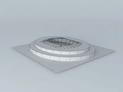 A Medium Stadion 3D model