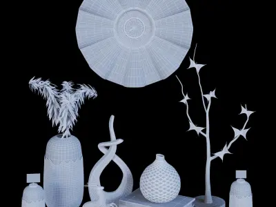 decorative set 44 3D model get