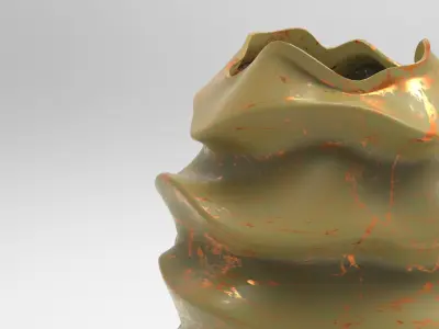Joa Vase Low-poly 3D model