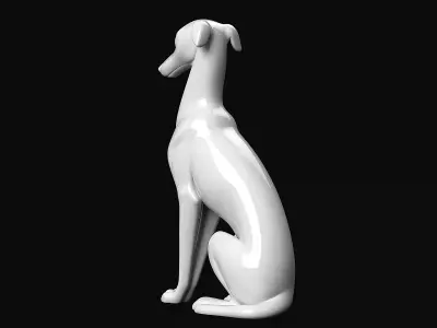 Italian Greyhound 3D print model
