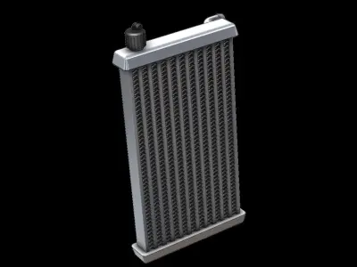GoKart Radiator Intercooler 3D print model