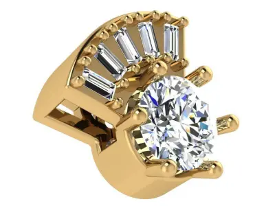 Diamond Pendant 2968 3D print model