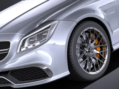 Mercedes Benz CLS63 AMG 2015 VRAY 3D model