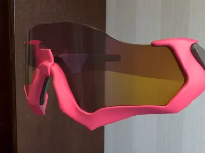 Sport sunglasses Low-poly 3D model