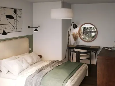 Bedroom Interior 3D Scene Model 3D model
