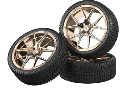 RimCar tyres for suzuki nissan altima 3D model