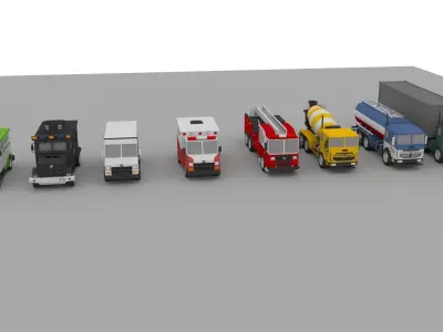 3D vehicle Model Collection 3D model