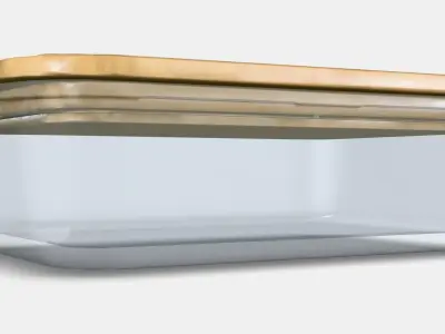 IKEA 365 Food container with lid Low-poly 3D model