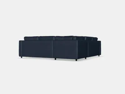VIMLE Corner sofa 4-seat 4 Low-poly 3D model
