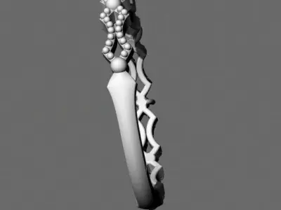 jewelry luxury diamond gold ring 3d model 3D print model