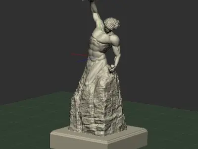 Self Made Man 3D print model