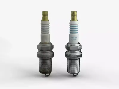 Spark Plug Low-poly 3D model